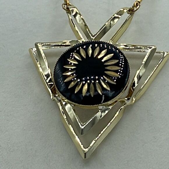 Vintage JoAnne Jewels deco statement necklace - Picture 1 of 9